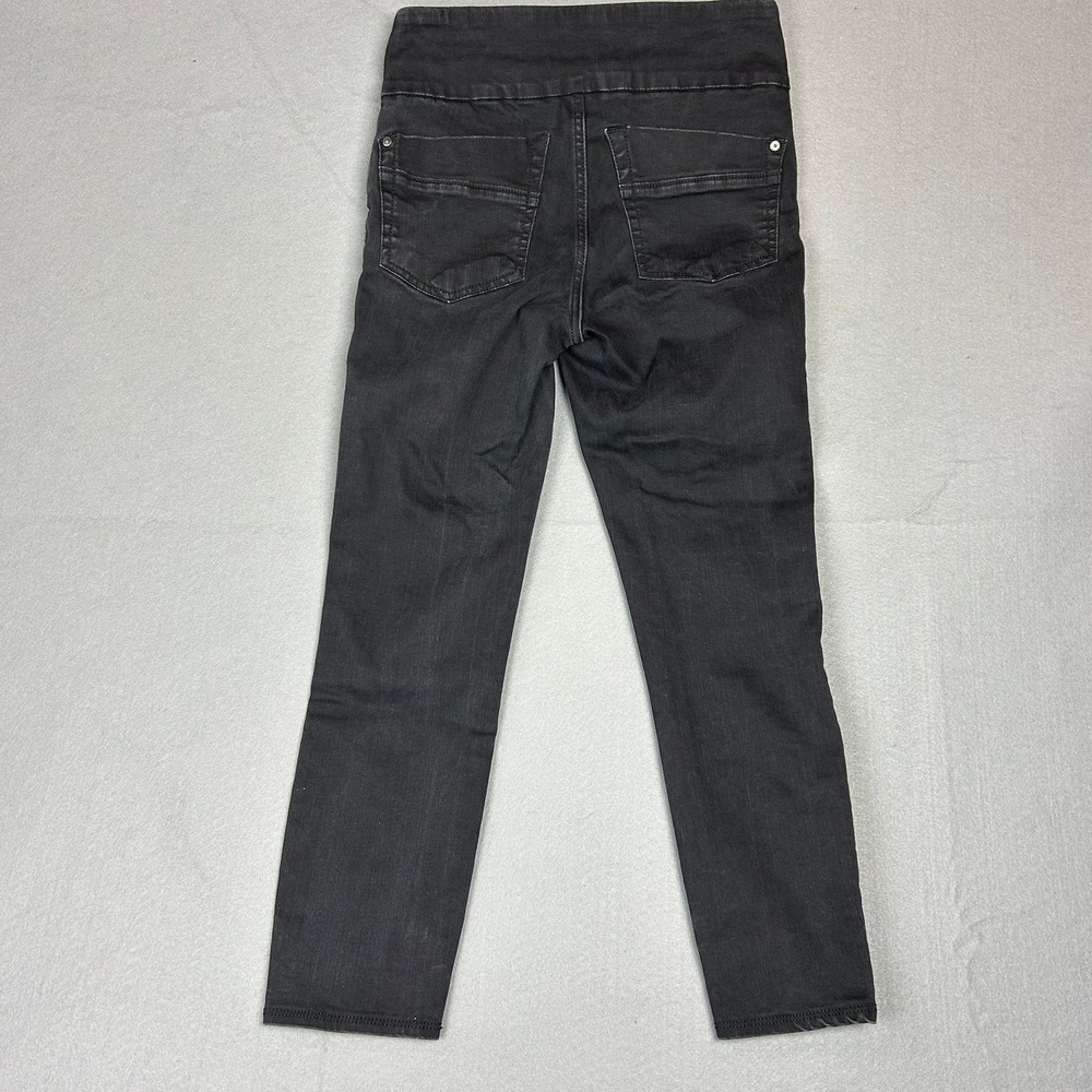 Rock & Republic Jeans Fever Crop Pull On Slimming Women 6 Black - Picture 10 of 10